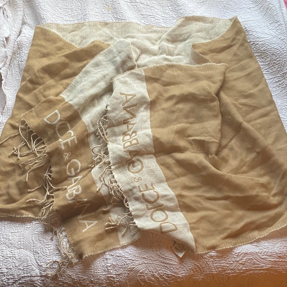 Dolce & Gabbana Beige and Cream Women's Skirt